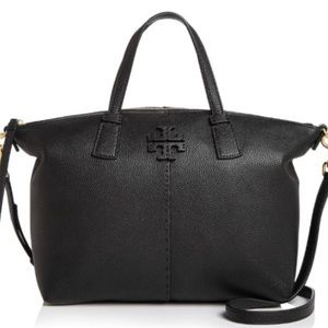 Tory Burch McGraw top zip Satchel